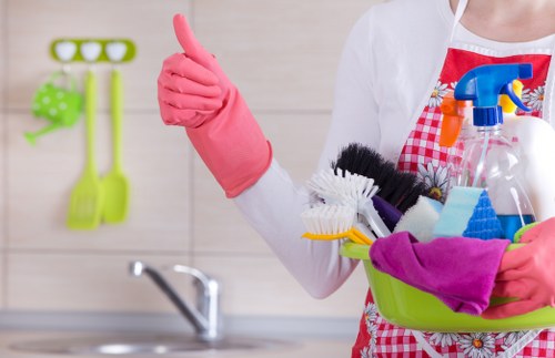 Final step of a protected carpet cleaning payment process